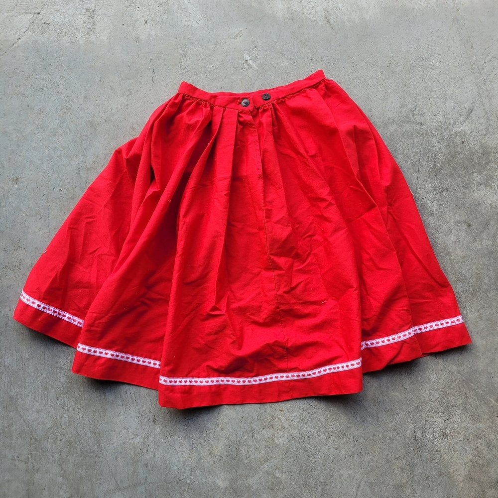 Children's Small Red Skirt